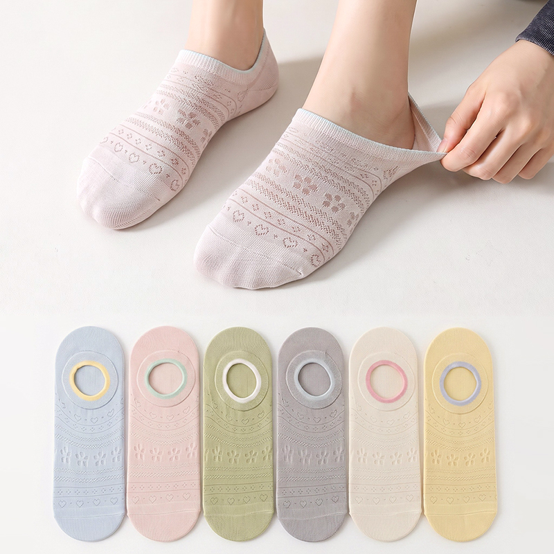6 Pairs Women Invisible Socks  - Invisibility Sock Loafer 评论和价格