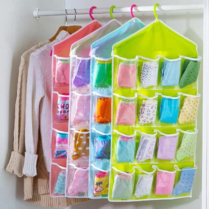 Hot 16Pockets WardrobePockets  - Sock Organizer Tray 评论和价格