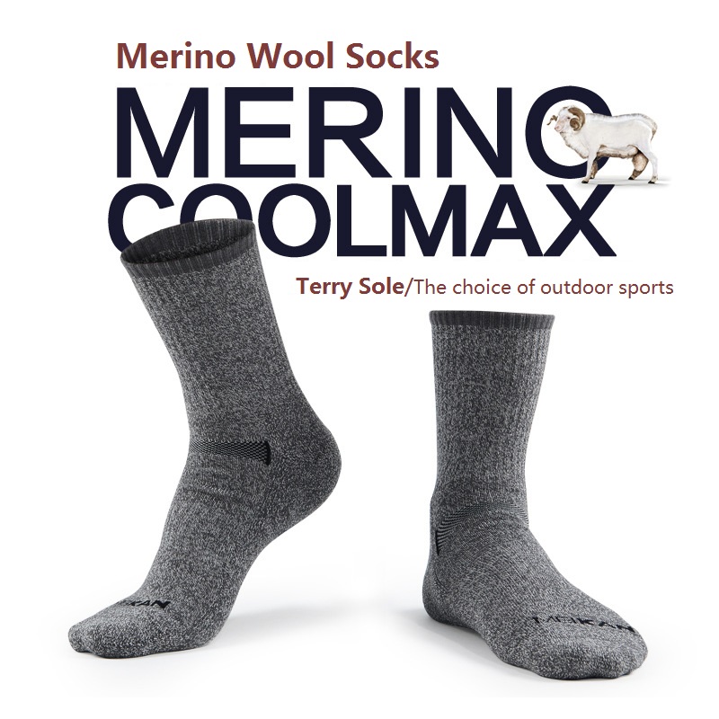 MEIKAN Men Merino Wool Socks C - Wool Hiking Sock 评论和价格
