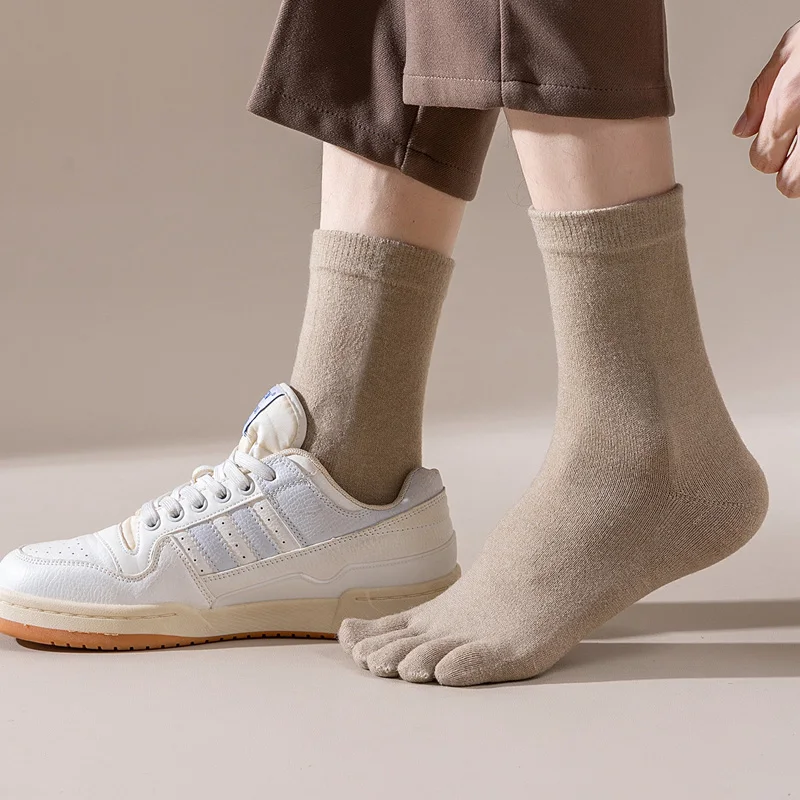 Mans Wool Five Finger Socks Sh - Thermal Sock Winter 评论和价格
