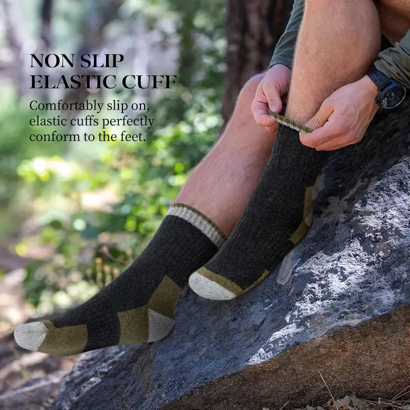 Winter Merino Wool Socks Thick - Wool Hiking Sock 评论和价格