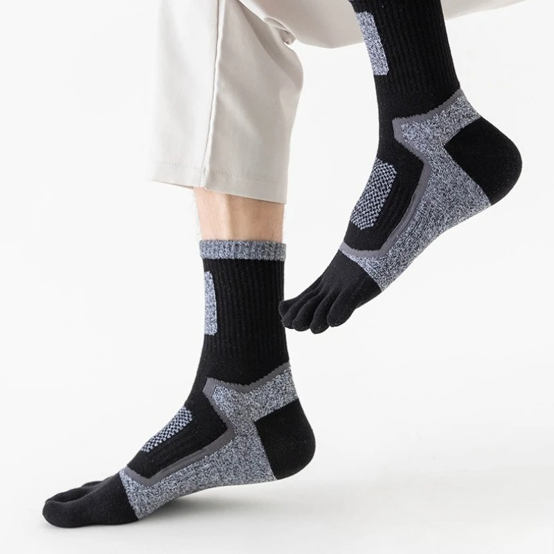 3 Pairs Men Sports Five Finger - Toe Sock Split 评论和价格