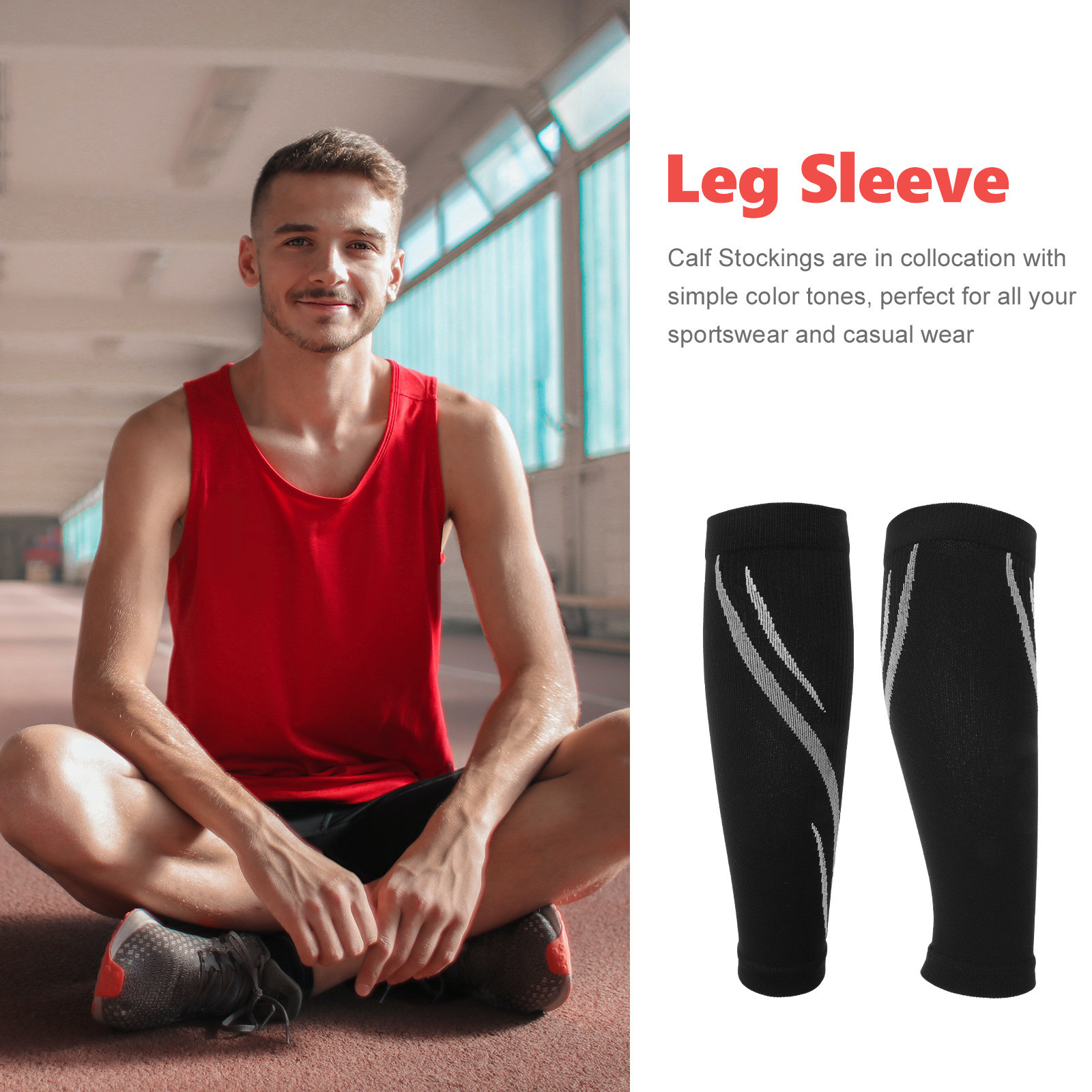 1Pair Calf Compression Sleeves - Compression Sleeve Calf 评论和价格