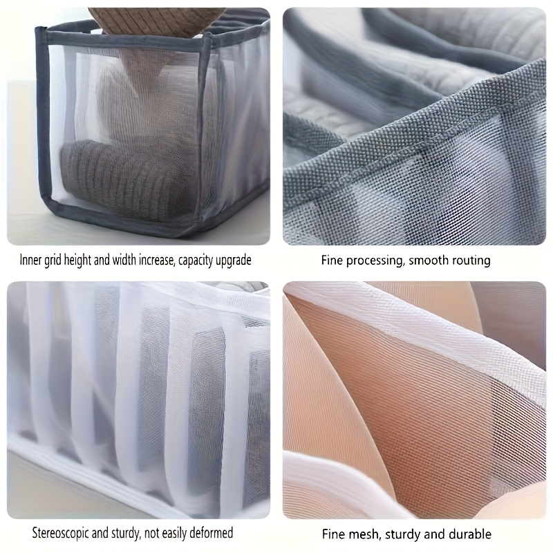7 Grids Underwear Drawer Organ - Sock Organizer Tray 评论和价格