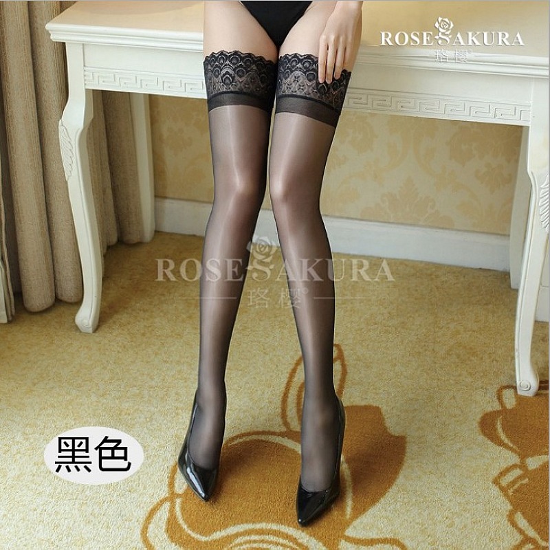 15D Womens Lace Top Silicone S - Thigh High Sock Stay Up 评论和价格