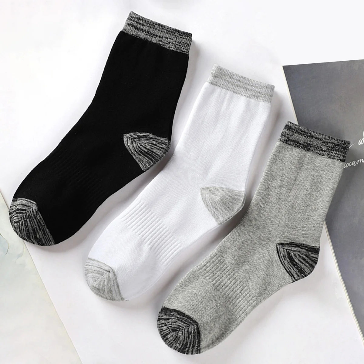 1/5 Pairs Men's Athletic Socks - Athletic Sock Cushion 评论和价格