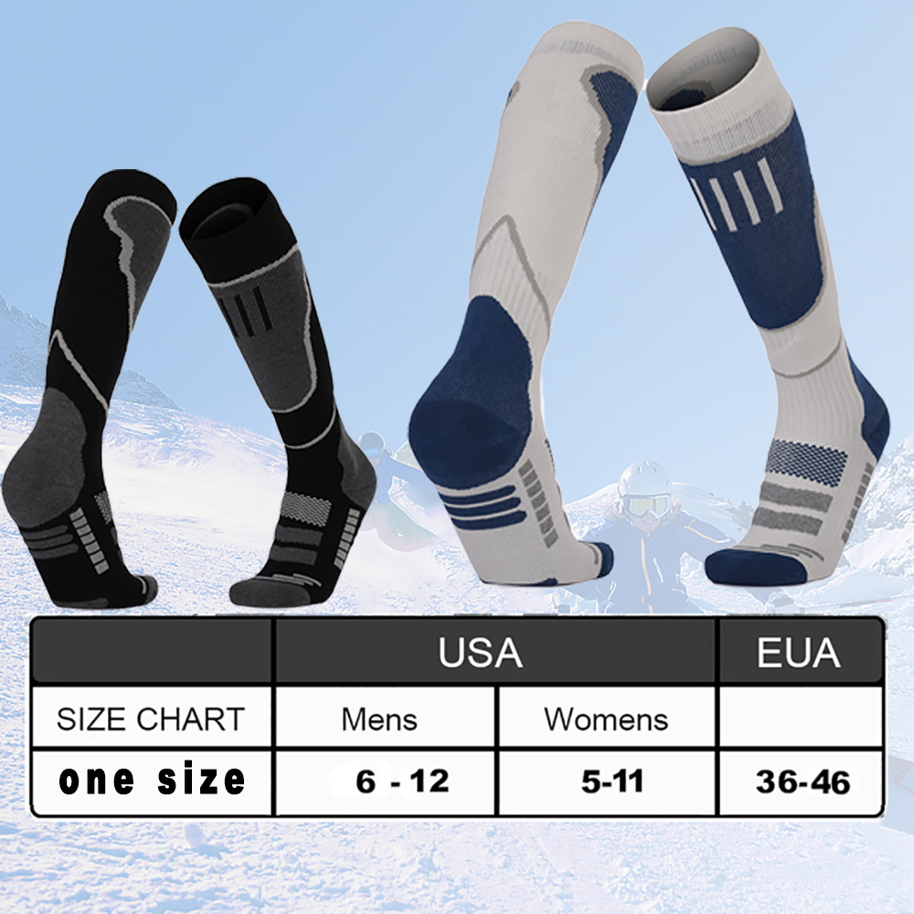 2 Pairs Ski Socks, Cold Weathe - Thermal Sock Winter 评论和价格