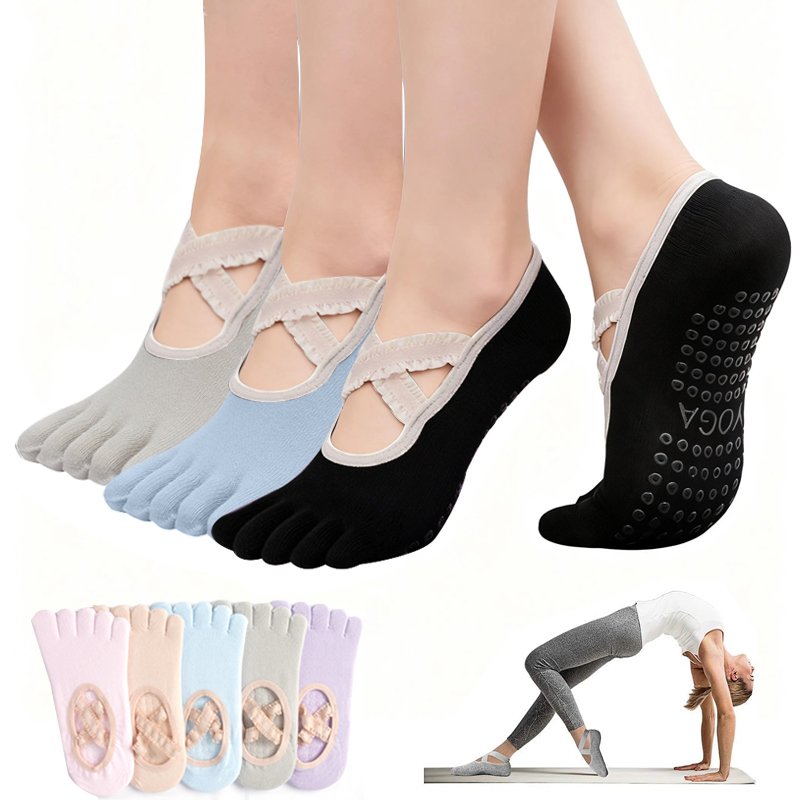 Ladies Non-Slip Pilates Socks  - No Show Sock Women 评论和价格