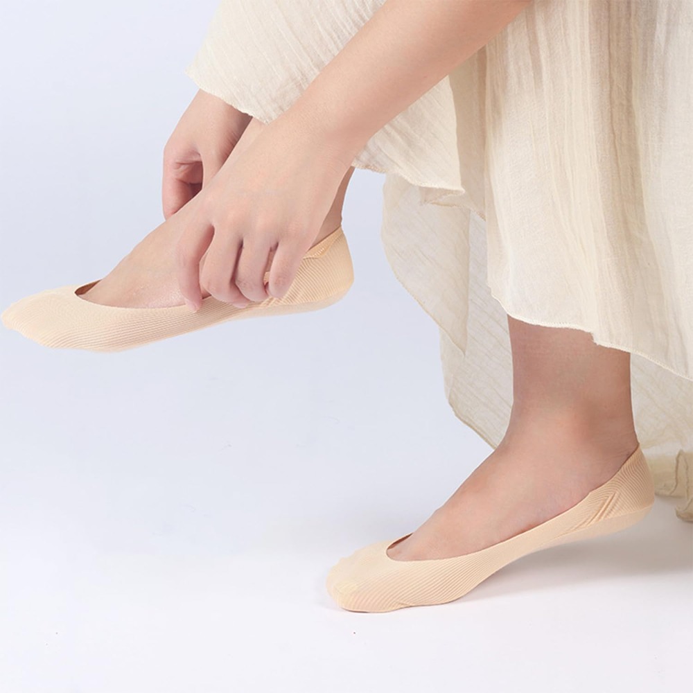 6 Pairs No Show Socks Women An - Invisibility Sock Loafer 评论和价格