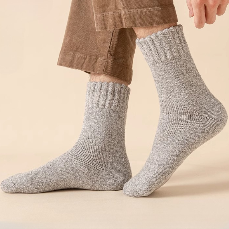 5 Pairs Solid Color Pattern Me - Thermal Sock Winter 评论和价格