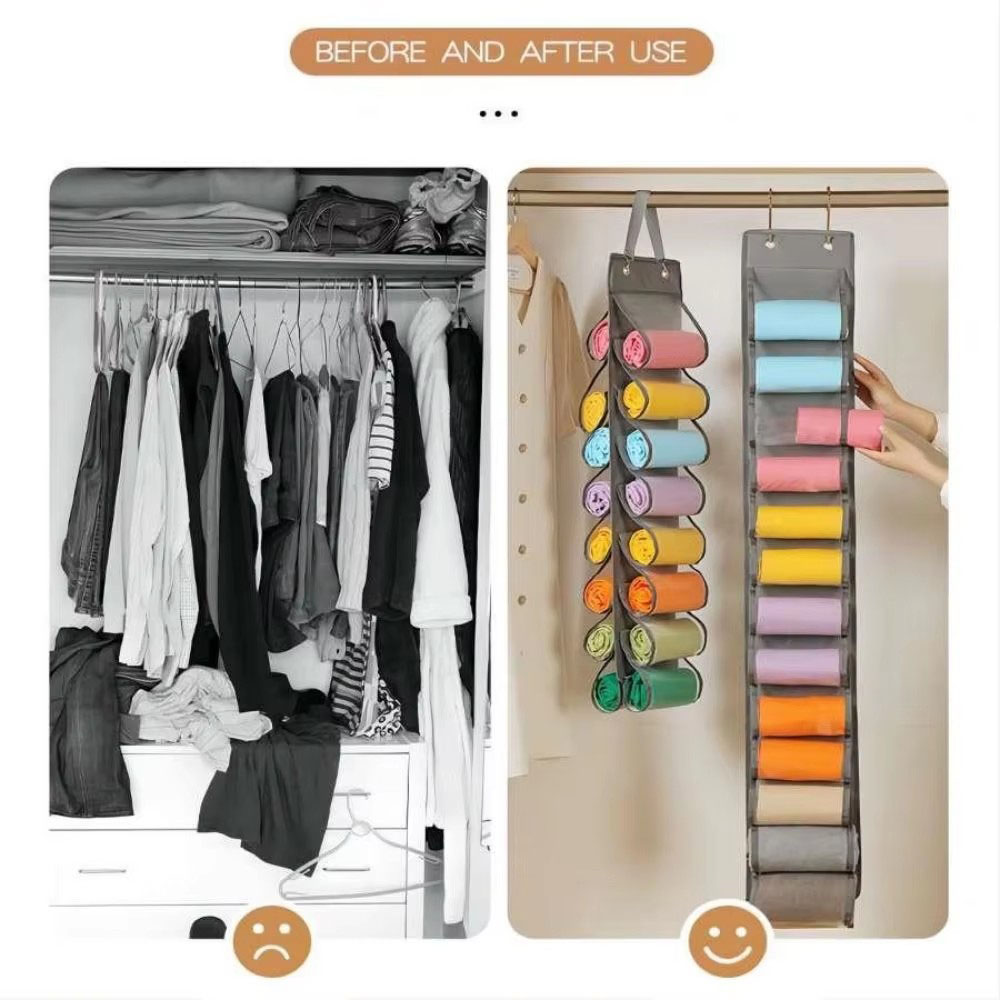 1PC Storage Bag Clothes Compar - Sock Organizer Tray 评论和价格