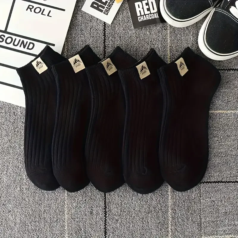 5/10 Pairs Of Men's Outdoor Sp - No Show Sock Women 评论和价格
