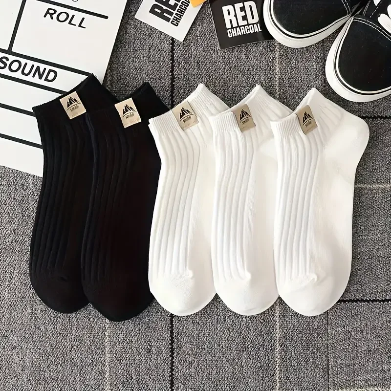 5/10 Pairs Of Men's Outdoor Sp - No Show Sock Women 评论和价格