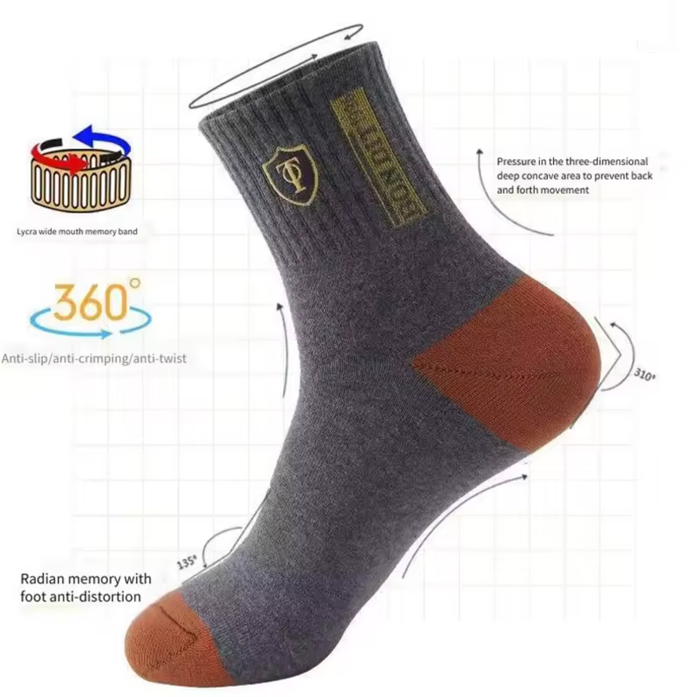Men's 20-Pack Premium Thermal  - Cotton Crew Sock Pack 评论和价格