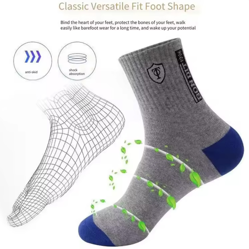 Men's 20-Pack Premium Thermal  - Cotton Crew Sock Pack 评论和价格
