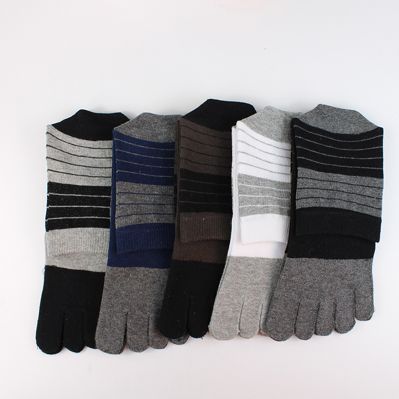 3/5 Pairs Men Five Toe Crew So - Toe Sock Split 评论和价格