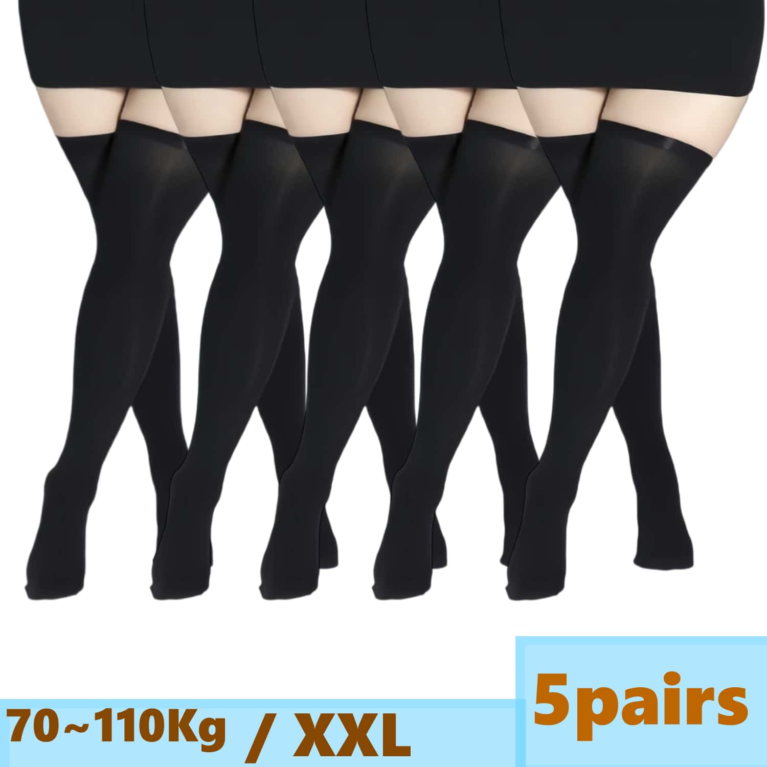 Woman Plus Size Lace Thigh Hig - Thigh High Sock Stay Up 评论和价格