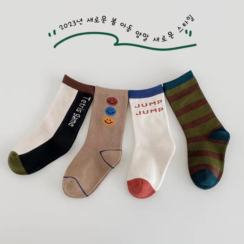 3-12T  Boys Socks Spring Fashi - Cotton Crew Sock Pack 评论和价格