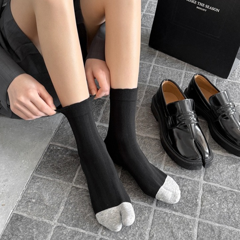 Japanese Split toe Cotton Tabi - Toe Sock Split 评论和价格