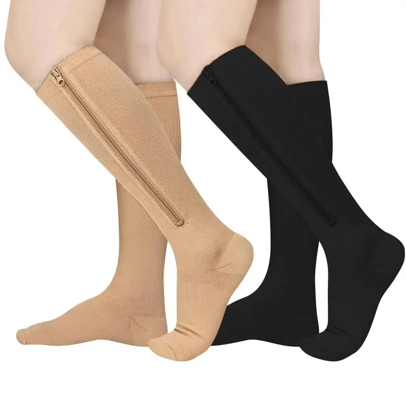 1 Pair Medical Zipper Compress - Compression Sock Medical 评论和价格