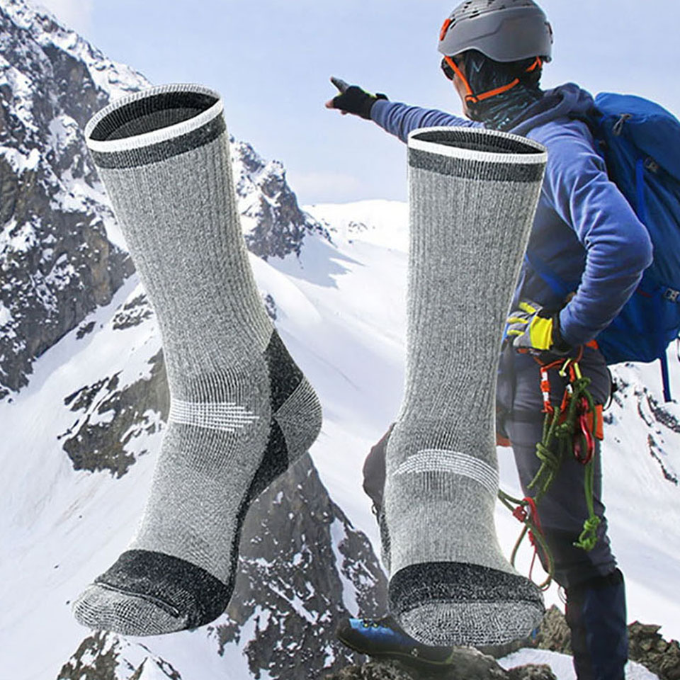 Loogdeel 1PairMerino Wool Ther - Wool Hiking Sock 评论和价格