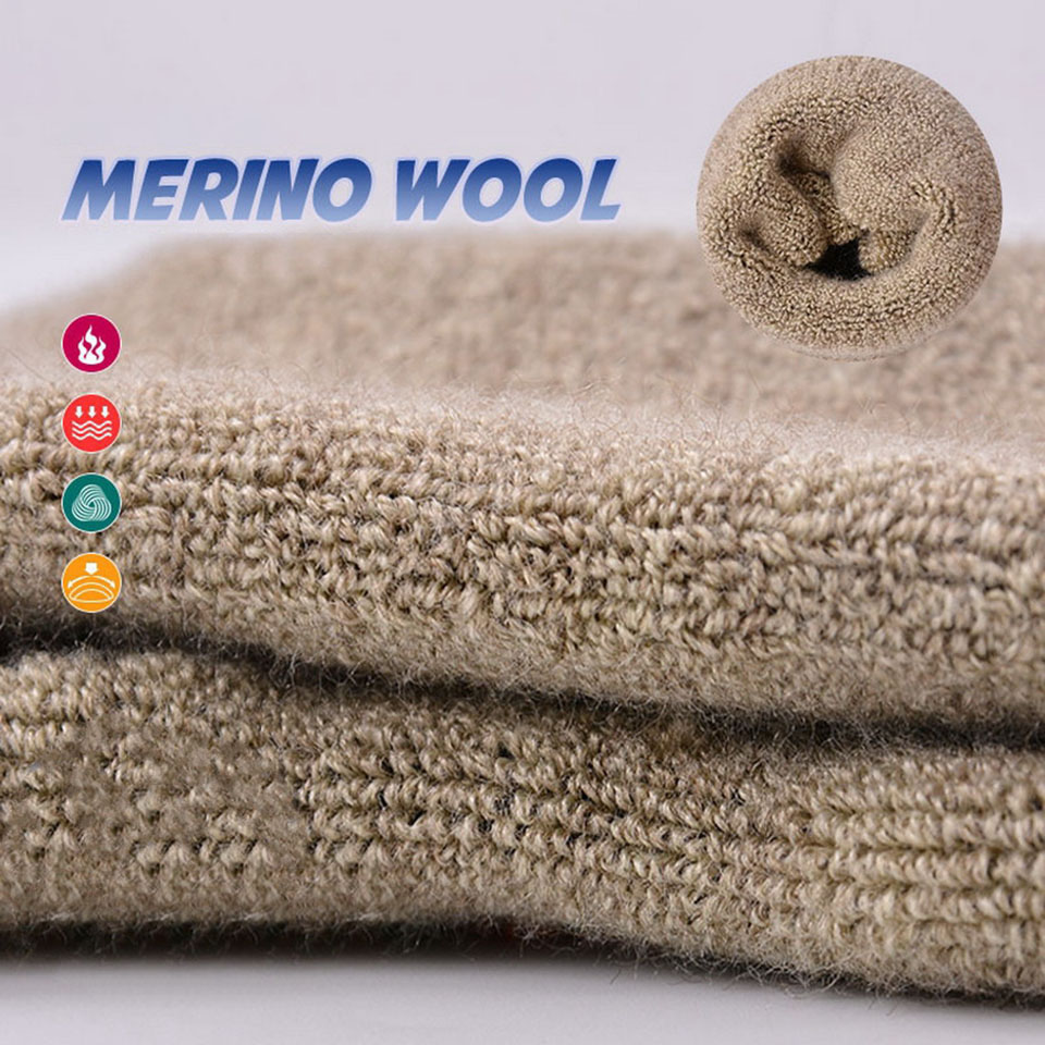 Loogdeel 1PairMerino Wool Ther - Wool Hiking Sock 评论和价格