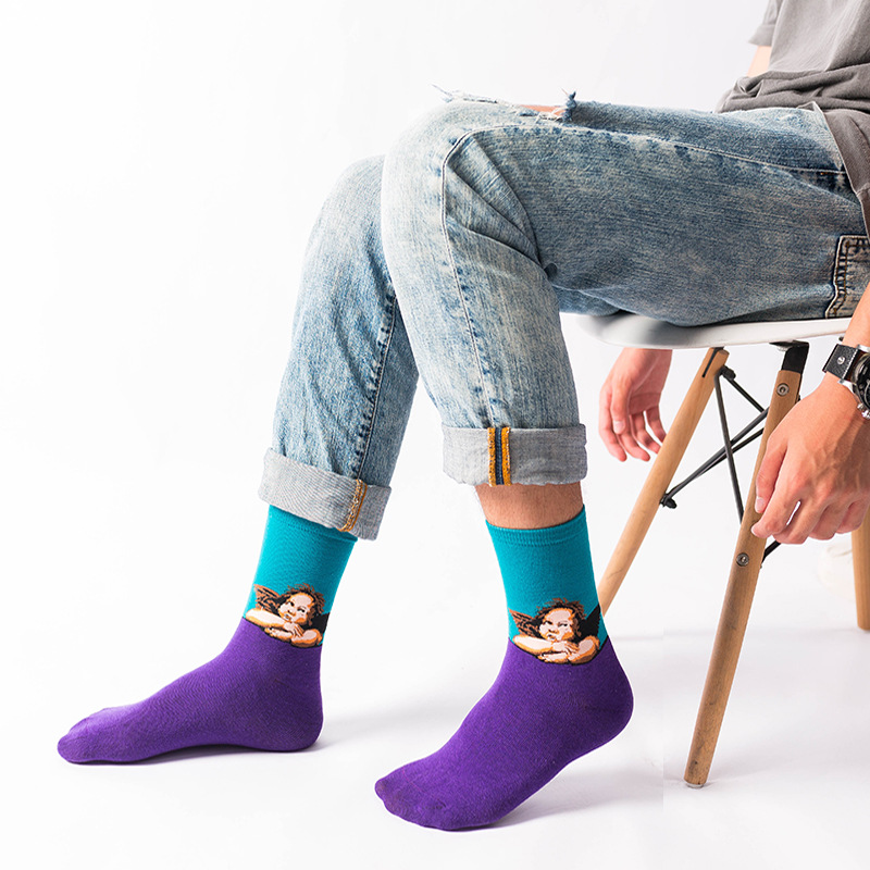 7 Pairs Lot Pack Dropshipping  - Cotton Crew Sock Pack 评论和价格