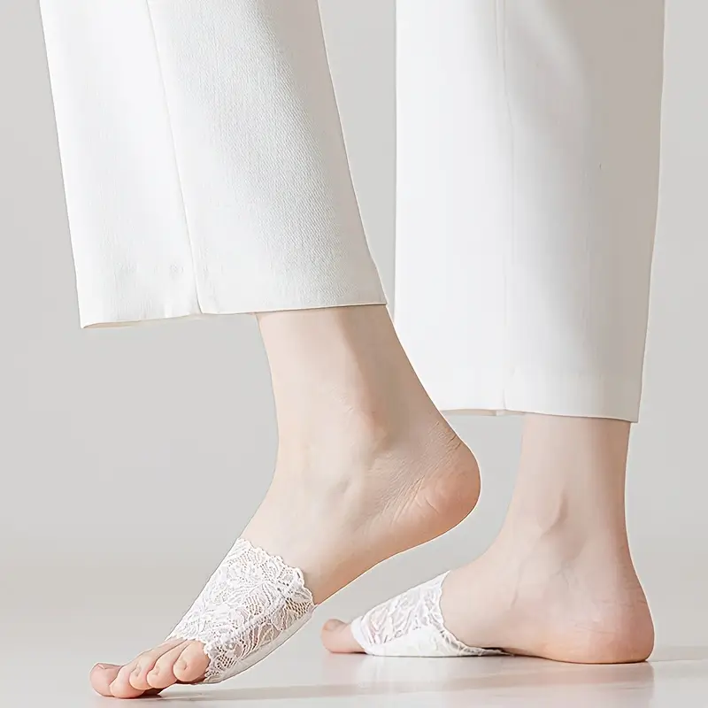 1-10Pairs Women Lace Loafer So - Invisibility Sock Loafer 评论和价格