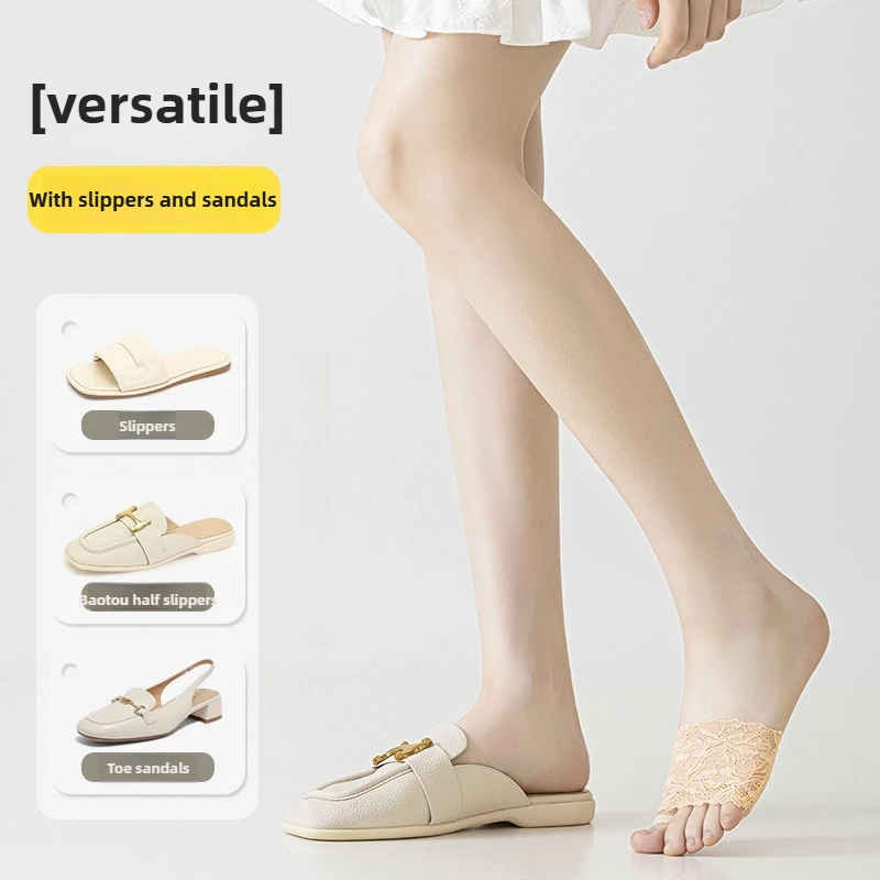 1-10Pairs Women Lace Loafer So - Invisibility Sock Loafer 评论和价格