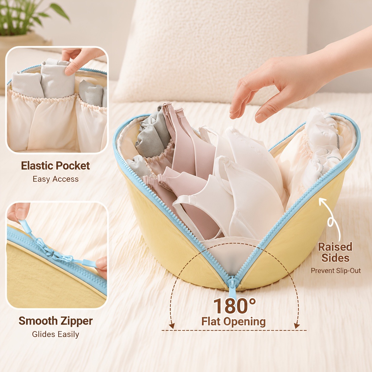 Three-in-one cup-shaped bra st - Sock Organizer Tray 评论和价格