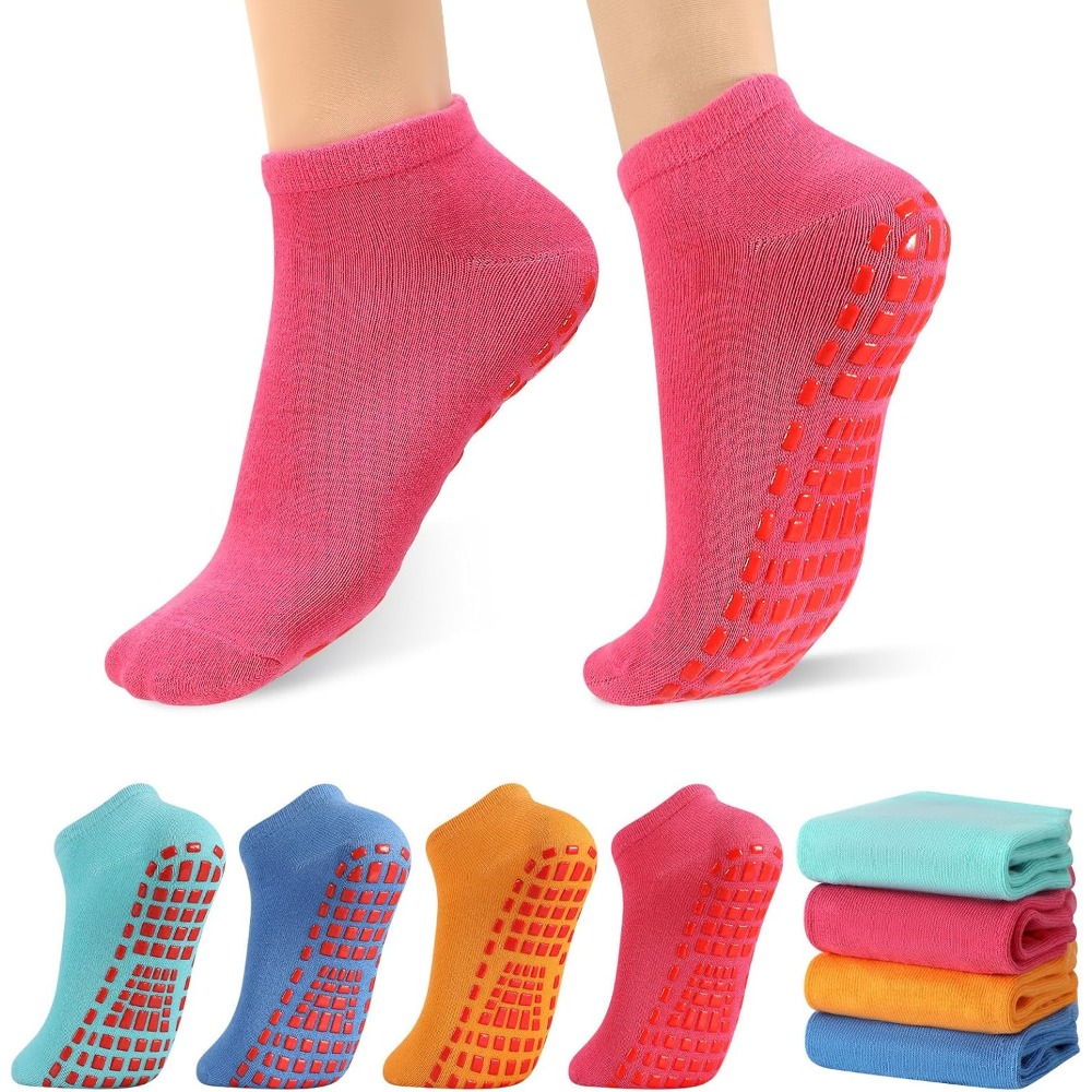 Non-Slip Yoga and Pilates Sock - Grip Sock Yoga 评论和价格
