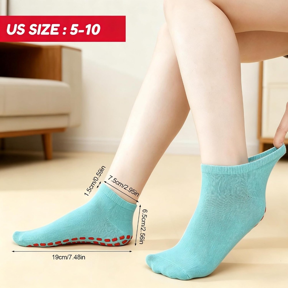 Non-Slip Yoga and Pilates Sock - Grip Sock Yoga 评论和价格
