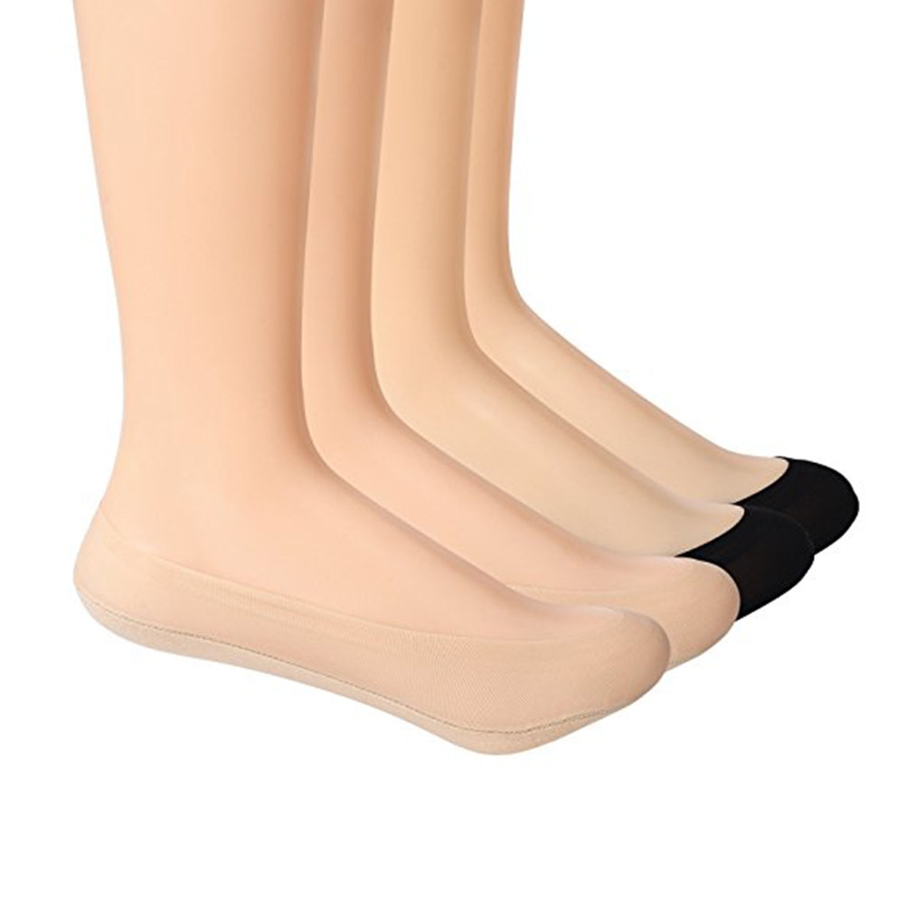 4Pair Women Ultra Low Invisibl - Invisibility Sock Loafer 评论和价格