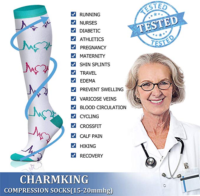 S-XXL 3 Pairs Free Shipping Nu - Compression Sock Medical 评论和价格