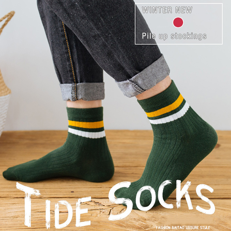 3 Pairs/Pack Cotton Mens Socks - Cotton Crew Sock Pack 评论和价格