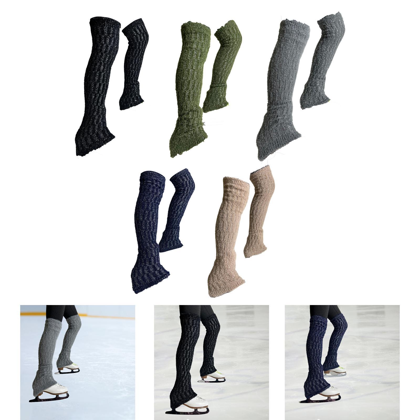 Ice Figure Skating Leg Warmers - Thermal Sock Winter 评论和价格