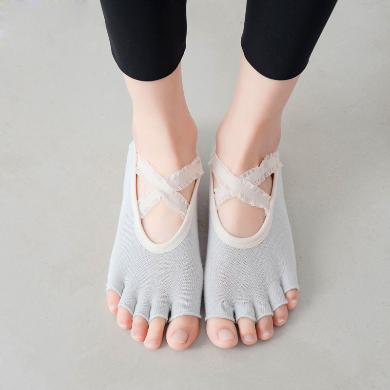 Five Finger Yoga Socks Lace Cr - Grip Sock Yoga 评论和价格