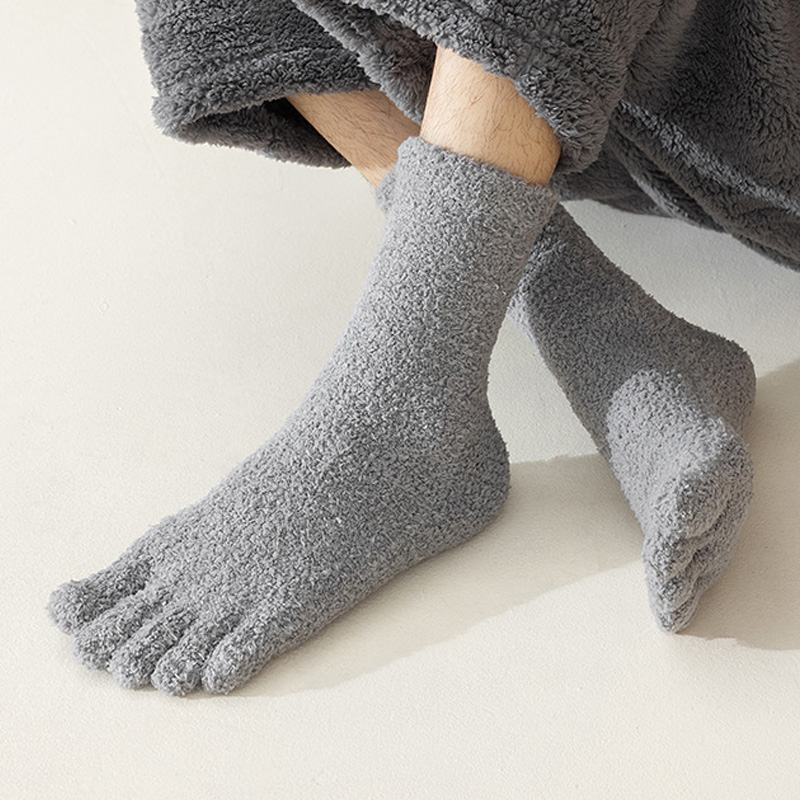 1/5 Pairs Mans Thermal Toe Soc - Thermal Sock Winter 评论和价格