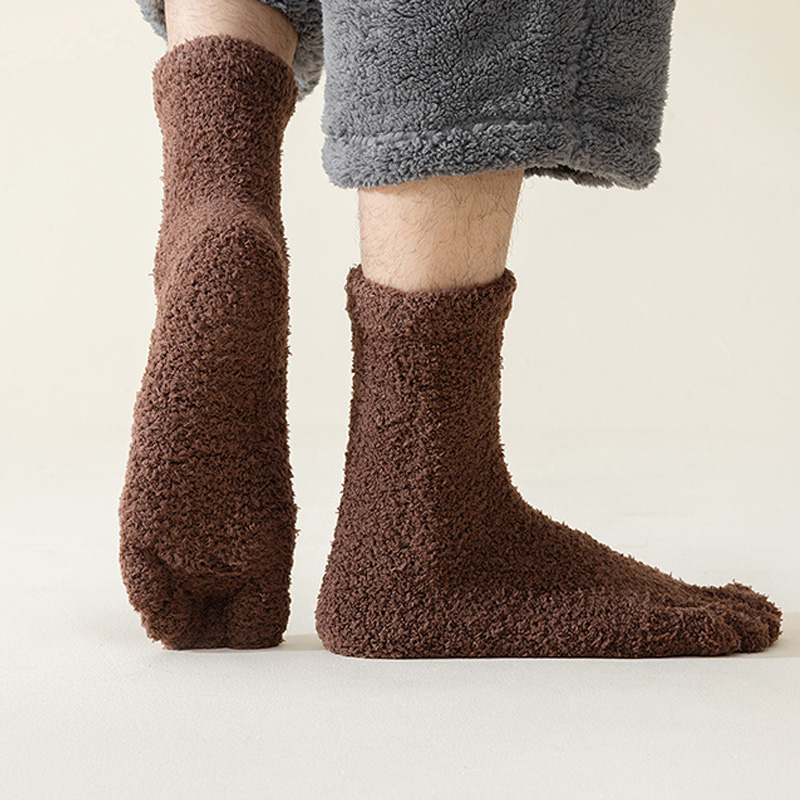 1/5 Pairs Mans Thermal Toe Soc - Thermal Sock Winter 评论和价格